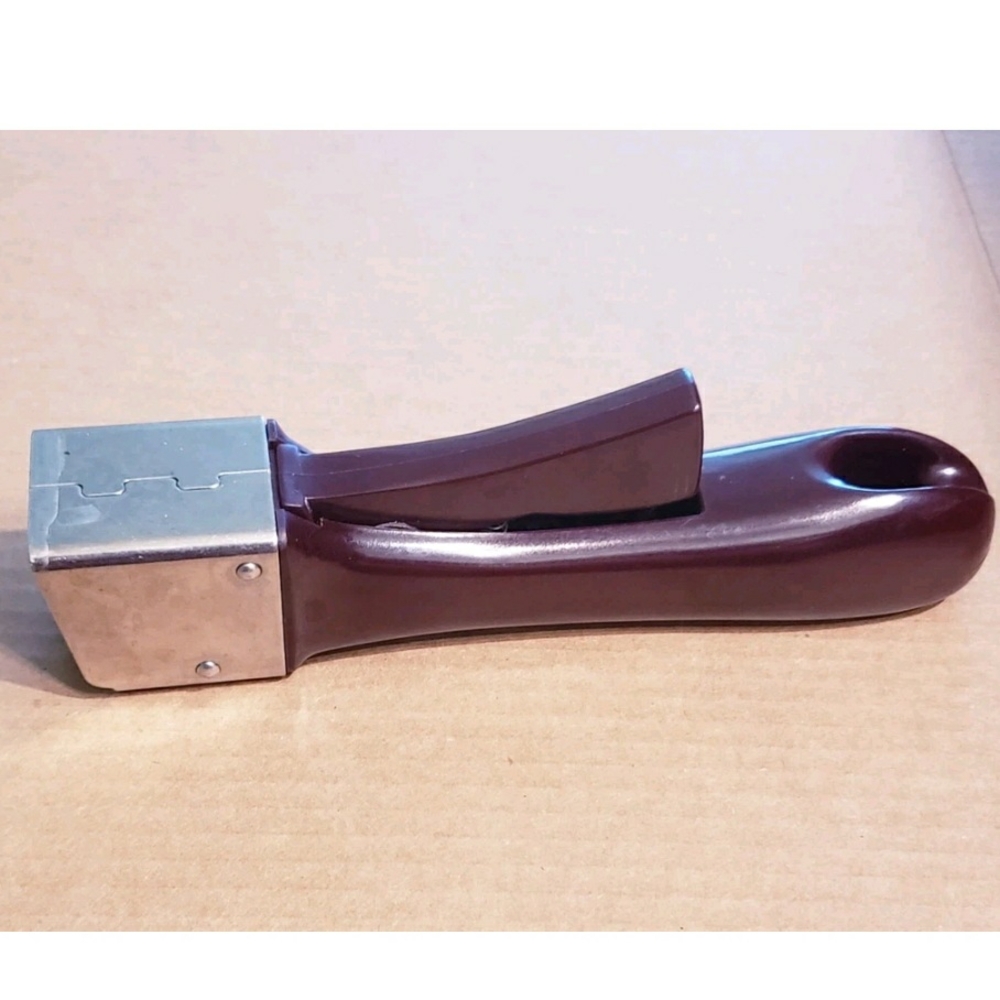 Vintage Arcoflam Detachable Handle For Pan #232 Dark Burgundy France Replacment
